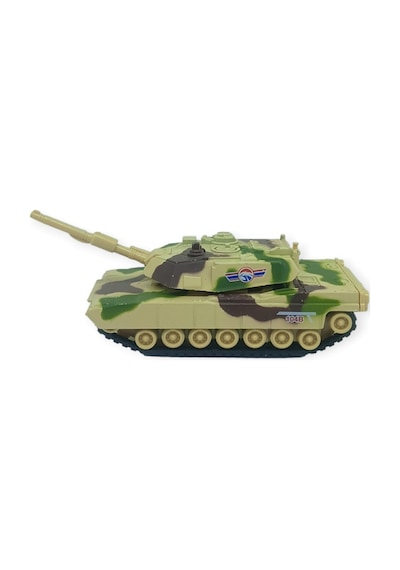 Kamuflajlı Askeri Tank Oyuncak - Gerçekçi Detaylı Model Savaş Tankı - Sarı