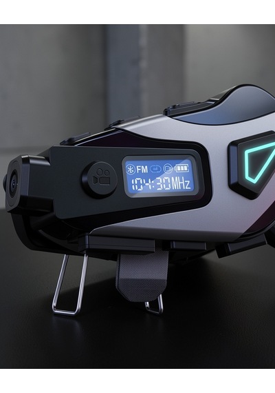 Motosiklet Kask Kulaklığı Bluetooth 5.3 Dahili Kamera Uczzzk10kameralıintercom-1
