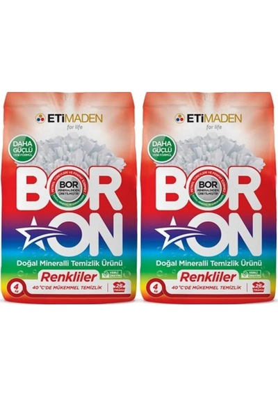 Boron Doğal Çamaşır Makinesi Deterjanı 8 Kg 52 Yıkama