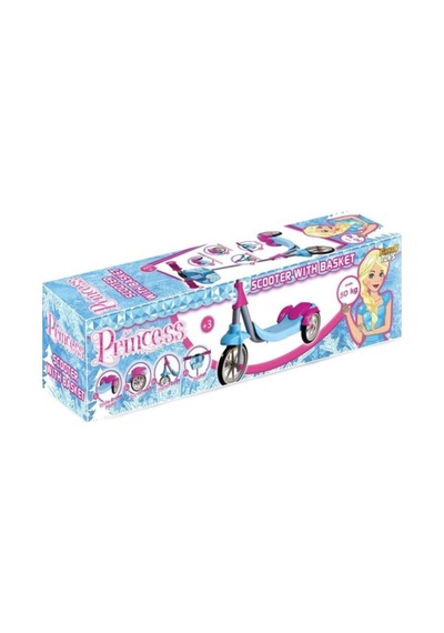 Furkan Toys Prenses Sepetli 3 Tekerlekli Scooter