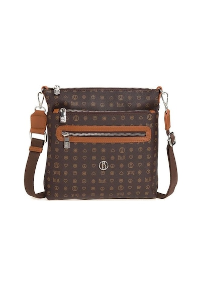 Bilik Deri Monogram Kahve/taba Kadın Çapraz Askılı Çanta Mtş 269- 001
