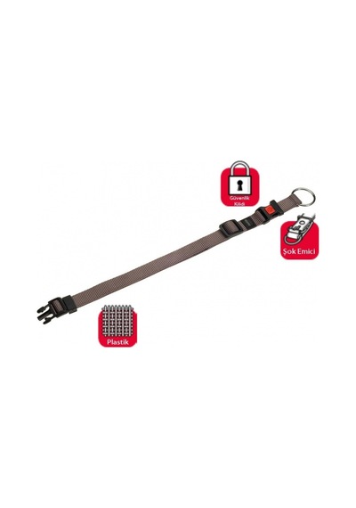 Karlie Kilitli Boyun Tasması S 30-45cm Gri