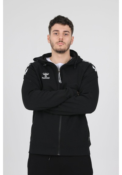 Hummel Armin Pro Pamuklu Sweatshirt Siyah