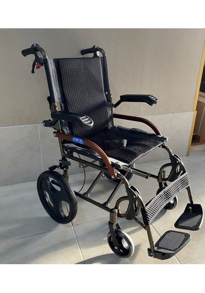 Medikaltec Comfort Plus Gk863labj-12 Jet Black Transfer Alüminyum Tekerlekli Sandalye