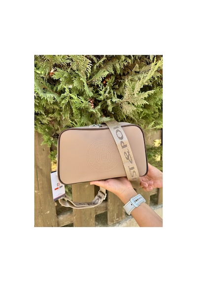 Just Polo Kadın Günlük Kullanıma Uygun Ayarlanabilir Askılı Şık Omuz Çantası Ebat : 26 X 16 Cm Kahve 80667976