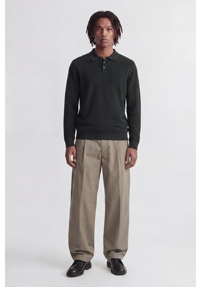 Jack & Jones Pamuklu Regular Fit Düğmeli Polo Yaka Kazak Erkek Polo Yaka Kazak 12299904 Kömür Jack & Jones Pamuklu Regular Fit Düğmeli Polo Yaka Kazak Erkek Polo Yaka Kazak 12299904 Kömür