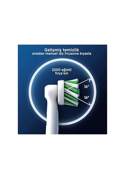Oral-b Cross Action X-filament Şarjlı Diş Fırçası Yedek Başlığı 4 Adet