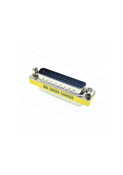 DB25 Erkek - DB25 Erkek Cinsiyet Değiştirici Adaptör