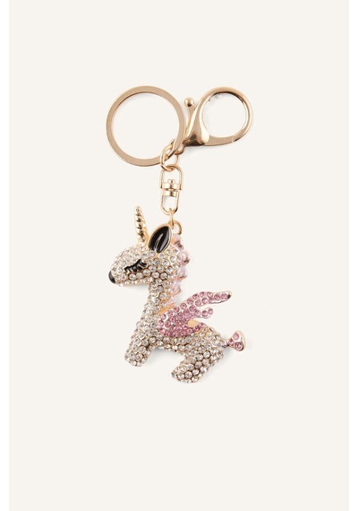 Defacto Kadın Taşlı Unicorn Anahtarlık H6442AXNS