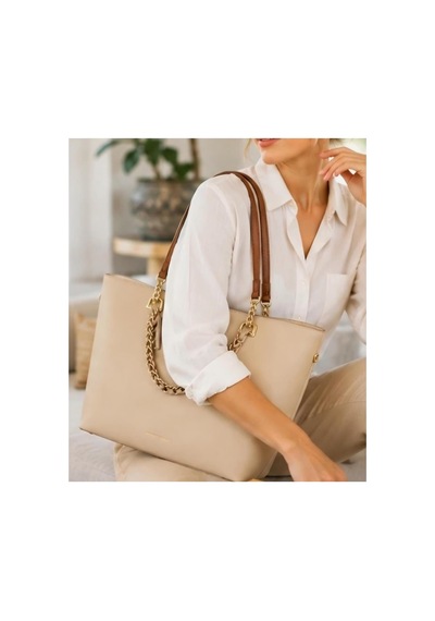 Guja C3019 İthal Premium Kadın Omuz Çantası Bej - 894805277 Bej