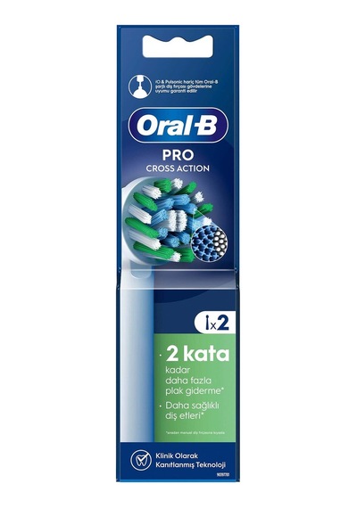 Oral-b Diş Fırçası Yedek Başlığı Cross Action 2 Adet - 3 Adet Tarı