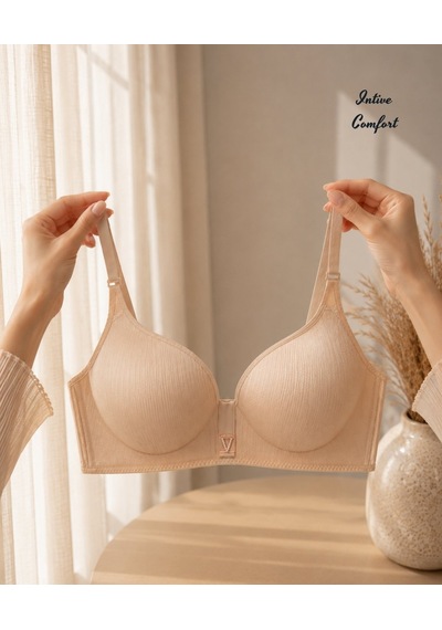 Intive Comfort Taşlı V Aksesuarlı Parlak Kumaşlı C Cup Lazer Kesim İthal Sütyen-geniş Renk Seçenkli Bej Intive Comfort Taşlı V Aksesuarlı Parlak Kumaşlı C Cup Lazer Kesim İthal Sütyen-geniş Renk Seçenkli Bej