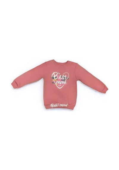 Kız Çocuk Best Mood Yazılı Pamuklu Eşofman Takım-15056 Pembe