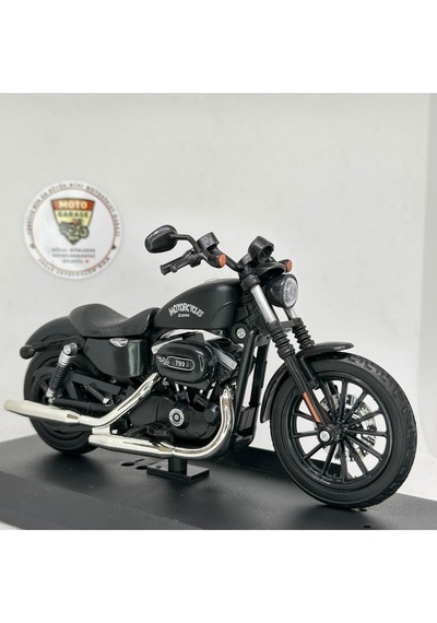 Harley Iron 883 Cruiser Chopper 1:12 Diecast Motosiklet Model Oyuncak