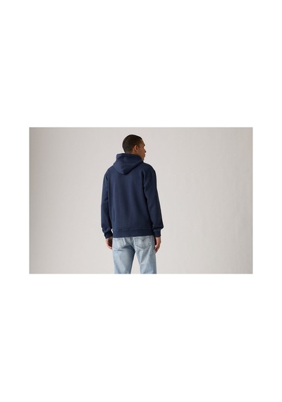 Levi's Erkek Relaxed Lacivert Kapüşonlu Sweatshirt