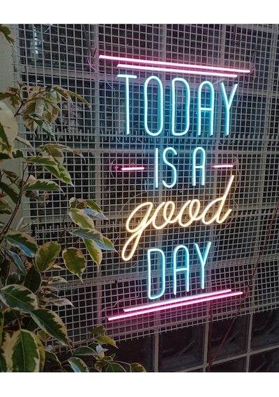 Neon Led Işık Gece Lambası Today Renkli