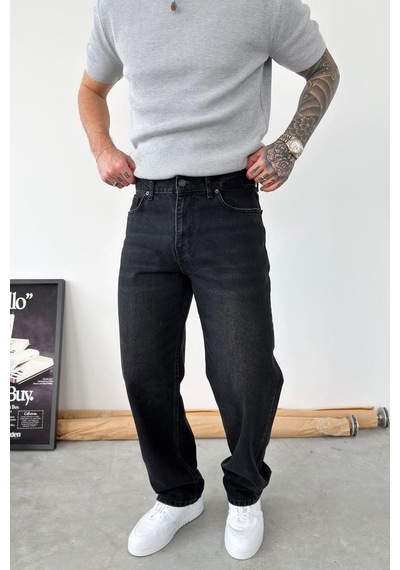 Füme Basic Baggy Fit Pantolon Füme