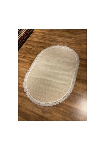 Daphne 02900a Bej Oval Halı Çok Renkli