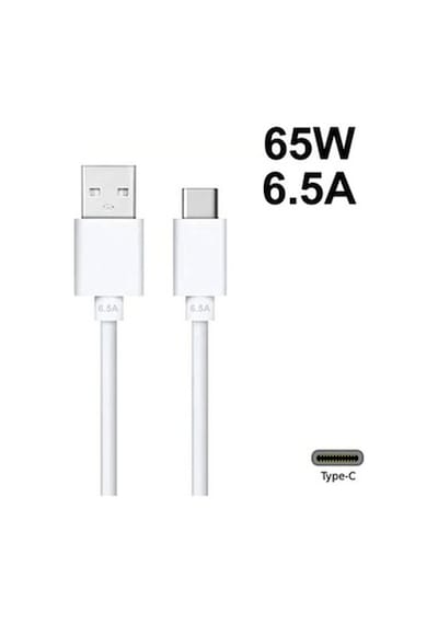 Oppo Vooc Type-C Şarj Ve Data Kablosu 65W 6.5A Realme Superdart (549388816) Oppo Vooc Type-C Şarj Ve Data Kablosu 65W 6.5A Realme Superdart (549388816)