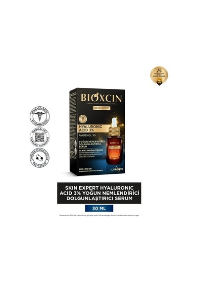 Bioxcin Hyaluronic Acid %3 Yoğun Nemlendirici Dolgunlaştırıcı Serum 30 Ml
