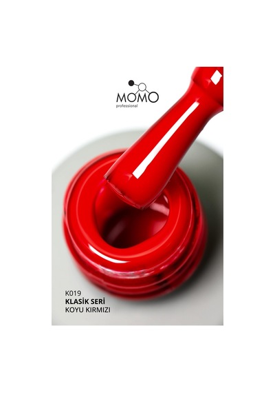 Momo Professional Kalıcı Oje K019 Koyu Kırmızı 14 Ml