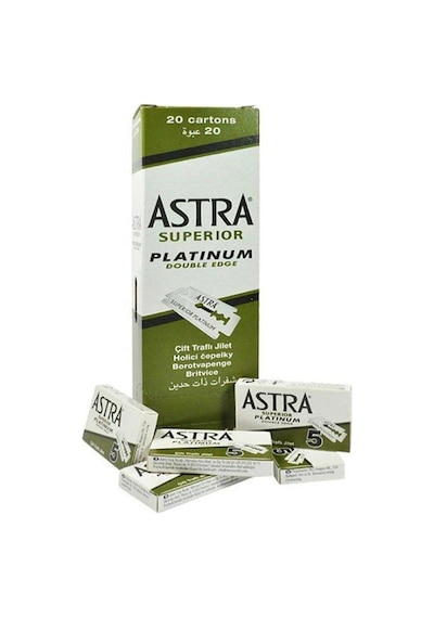 Hubrendy Çer Astra Tıraş Bıçağı Yeşil Jilet 20'li Paket