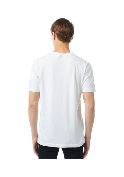 Alpha Industrıes Alpha Industries Alpha Leopard Erkek Beyaz T-shirt