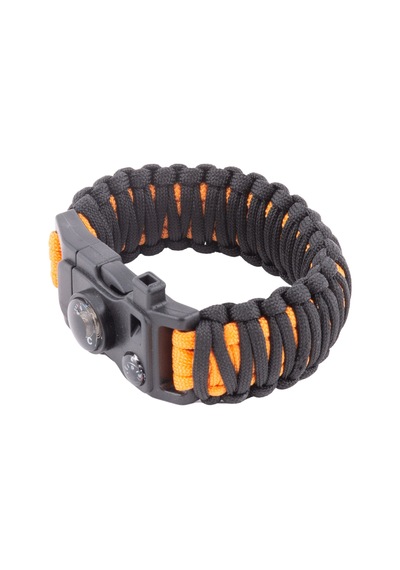 Çok Fonksiyonlu King Cobra Paracord Bileklik Pusula Termometre Çok Renkli