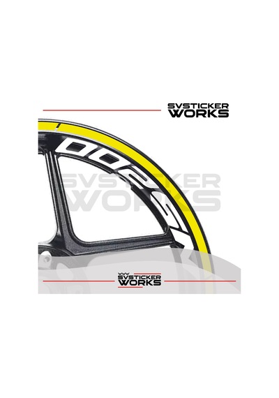 Bajaj Ns200 Sticker Jant İç Yazı Ve Dış Şerit 24'lü Set Sticker Etiket