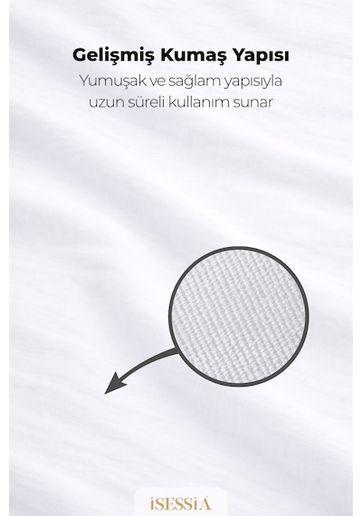 Aquasoft Micro Fitted Su Geçirmez Yatak Koruyucu Alez Full Kenar Tek Çift Battal Bebek Çocuk Beyaz