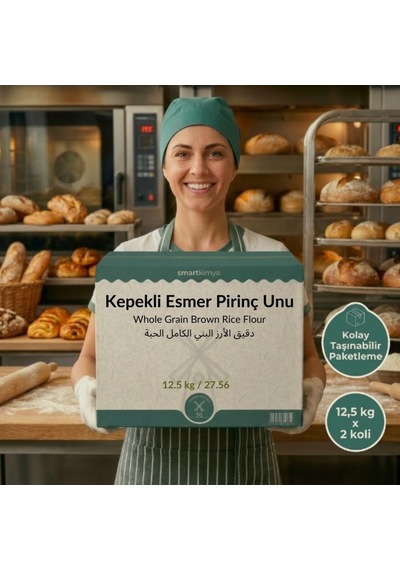 Kepekli Esmer Pirinç Unu 25 Kg