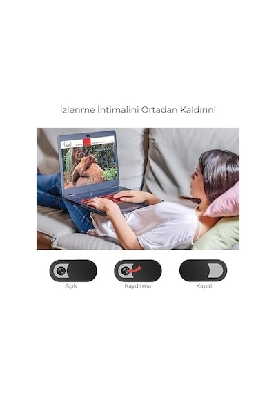 5 Adet Webcam Kapatıcı 0,7 Mm İnce - Web Kamerası Macbook Pro, İmac, Laptop, Pc, İpad Pro, İphone, Akıllı Telefon Uyumlu