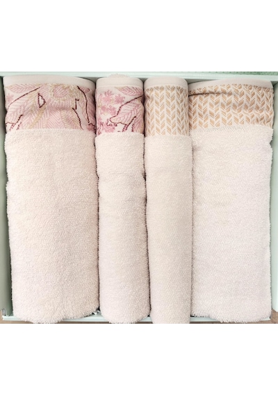 Candıdum Krem/pembe-krem/bej Best Set Hamam Takımı Pembe