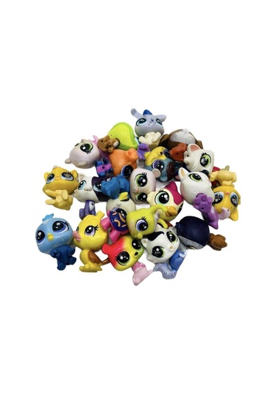 U-Toys Miniş Littlest Pets Shop Lps Minişler 10 Adet Birden Oyuncak Miniş