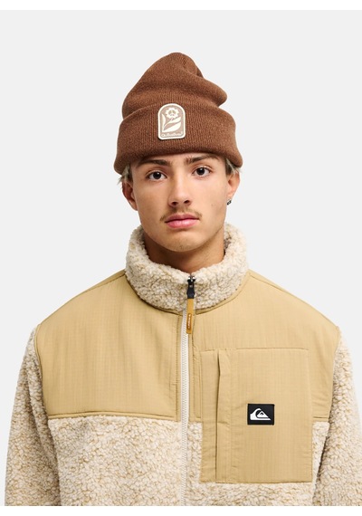 Quiksilver Shallow Water Fz Bej Dik Yaka Regular Fit Erkek Polar Sweatshırt Çok Renkli