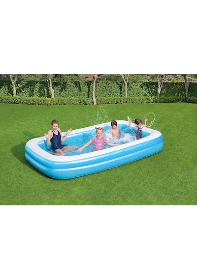 Bestway 54006 Aile Boy Şişme Havuz 262x175x51 Cm Jumbo Havuz Mavi