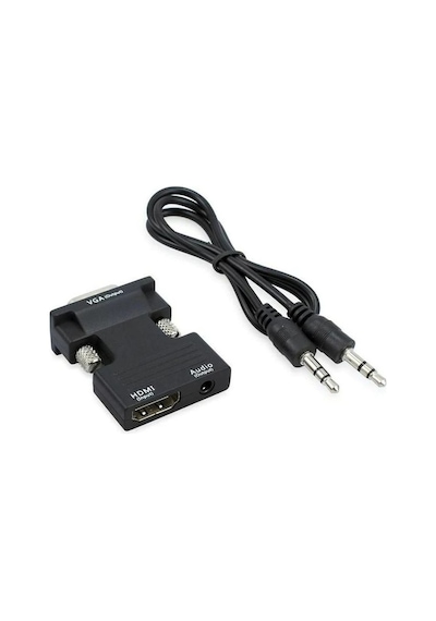 Lunatic 9944 Ses Destekli Hdmı To Vga Monitör Çevirici Adaptör Uyumlu Hdmı Bağlantı Tipi 4499