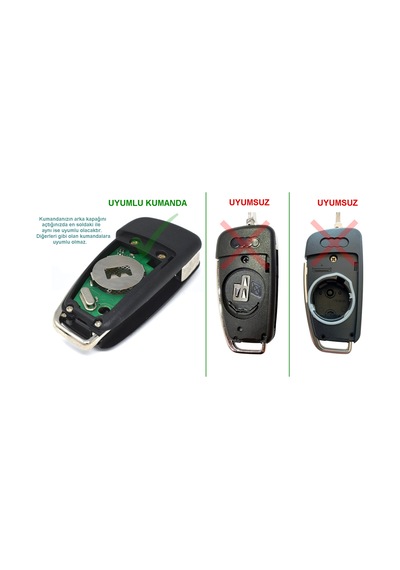Audi Tipli Kd Keydiy Nb02 Uyumlu Anahtar Kumanda Kabı Oto Anahtarlık