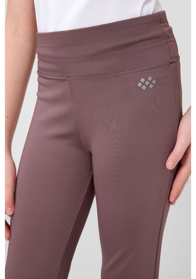 Tommylife Gül Kurusu Esnek Standart Fit Basic Performans İspanyol Paça Kız Çocuk Tayt - 75193 Gül Kurusu