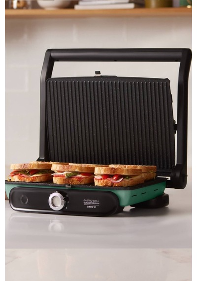 Karaca Gastro Grill Glass Premium 2400 W Tost Makinesi