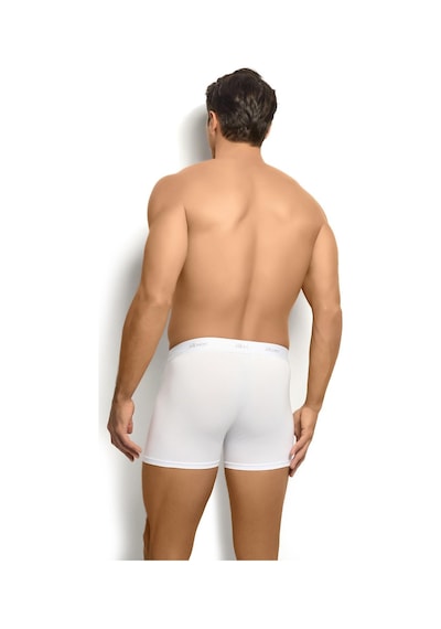 Jiber 321 Erkek Modal Pamuklu Boxer Beyaz