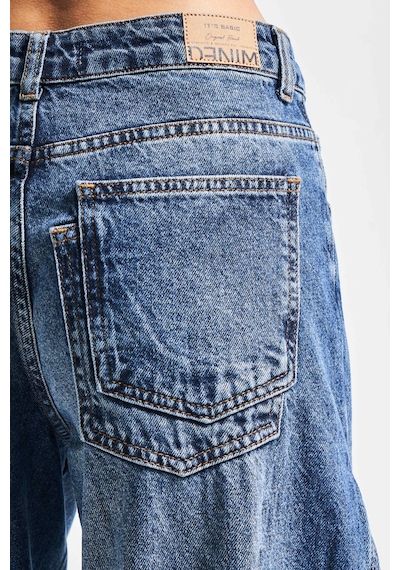 Itsbasic Kadın Koyu Mavi Renk 2w47 Süper Palazzo Fit %100 Koton Jean Itsbasic Kadın Koyu Mavi Renk 2w47 Süper Palazzo Fit %100 Koton Jean