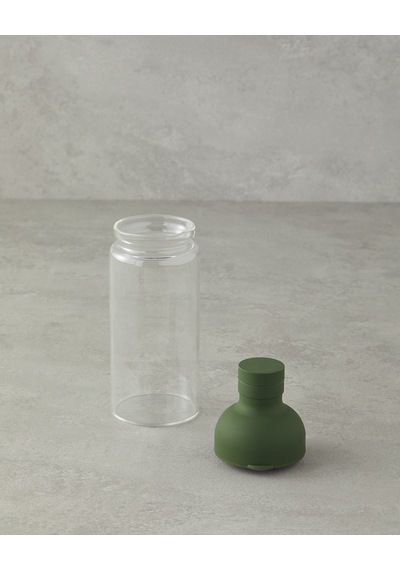 Boty Borosilikat Detoks Şişe 450 Ml Yeşil