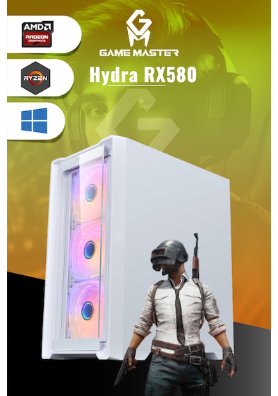 Game Master Hydra RX580 R5-5500 16 GB 512 GB M2 SSD RX580 8 GB Free Dos Masaüstü Oyuncu Bilgisayarı Game Master Hydra RX580 R5-5500 16 GB 512 GB M2 SSD RX580 8 GB Free Dos Masaüstü Oyuncu Bilgisayarı