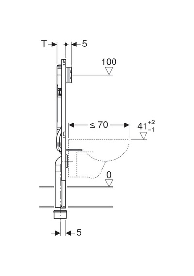 Geberıt Sıgma Gomme Rezervuar 8 Cm Duofıx 111.796.00.1