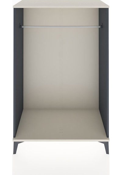 Hyperion Dolap Tek Askılı 88x44x134 Antrasit-aytaşı Antrasit
