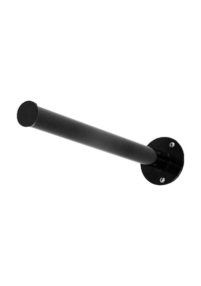 Siyah Metal Duvara Monte Solid Stylish Askılık Elbise Askılığı Konfeksiyon Kıyafet Askılığı Siyah