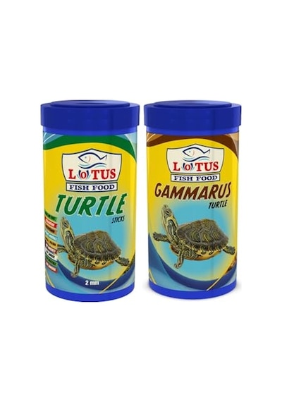 Turtle 100 Ml + Gammarus 100 Ml Kaplumbağa Ve Sürüngen Yemi