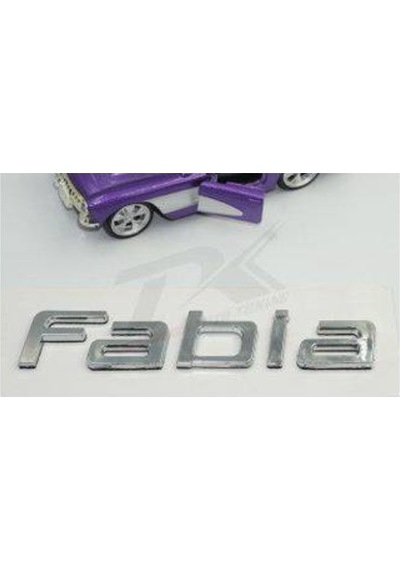Skoda Fabia Bagaj Krom Yazı