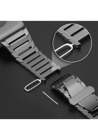 Apple Watch Uyumlu38mm Kr413 Fine Steel Kordon Saat Değildir - Yıldız Işığı